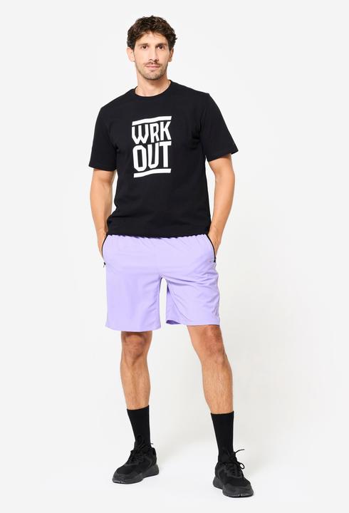 Image du produit Domyos MEN QUICK-DRY TRAINING SHORTS 120-violet lavande (S)