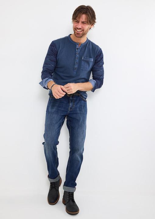 Image du produit Joe Browns Contrast Aztec Long Sleeve Henley (L)