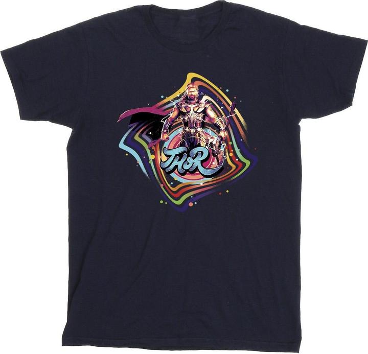 Actual product image Mens Thor Love And Thunder Thor Swirl T-Shirt (L)