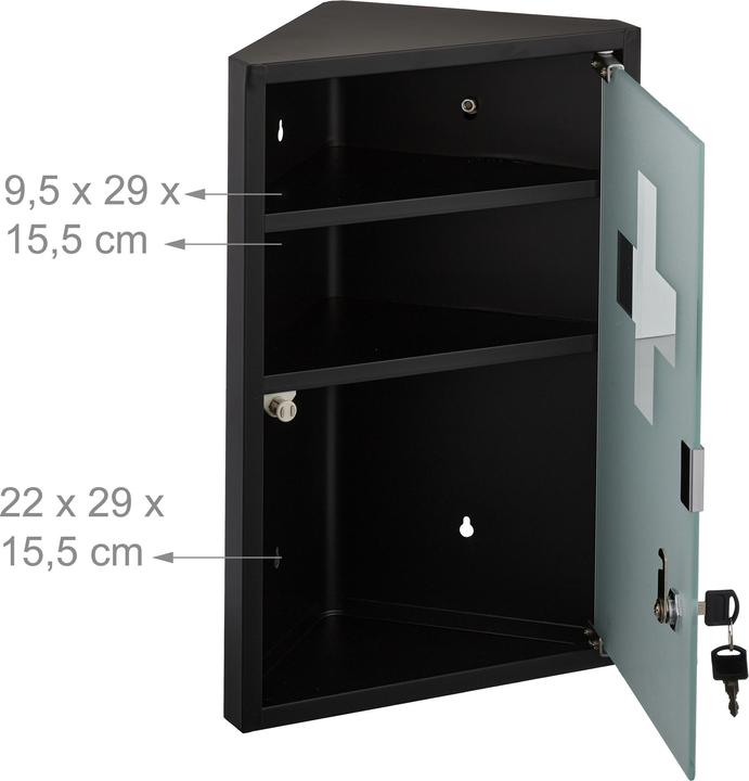 Actual product image Relaxdays Medicine Cabinet