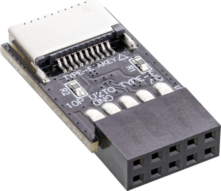 Immagine prodotto InLine Adattatore USB 2.0 - USB 3.2 Tipo-E Key-A interno (USB, 1.70 cm)