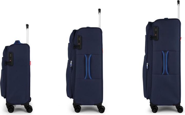 Produktbild Gabol Cloud 4 Rollen Kofferset 3-teilig mit Dehnfalte (113 l, XL (ab 115l))