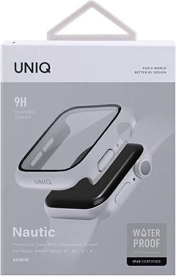 Actual product image Uniq etui Nautic Apple Watch Series 4/5/6/SE 40mm biały/white