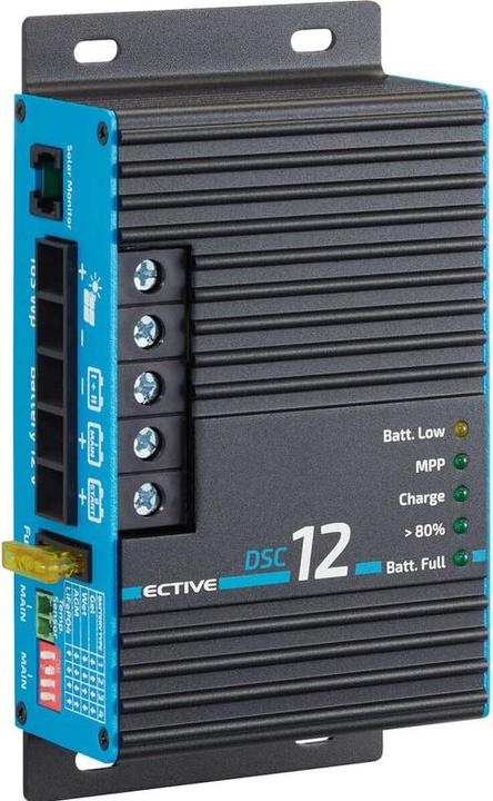 Actual product image Ective MPPT Solar charge controller DSC12 Solar controller 165WP 12A for 2 12V batteries PV