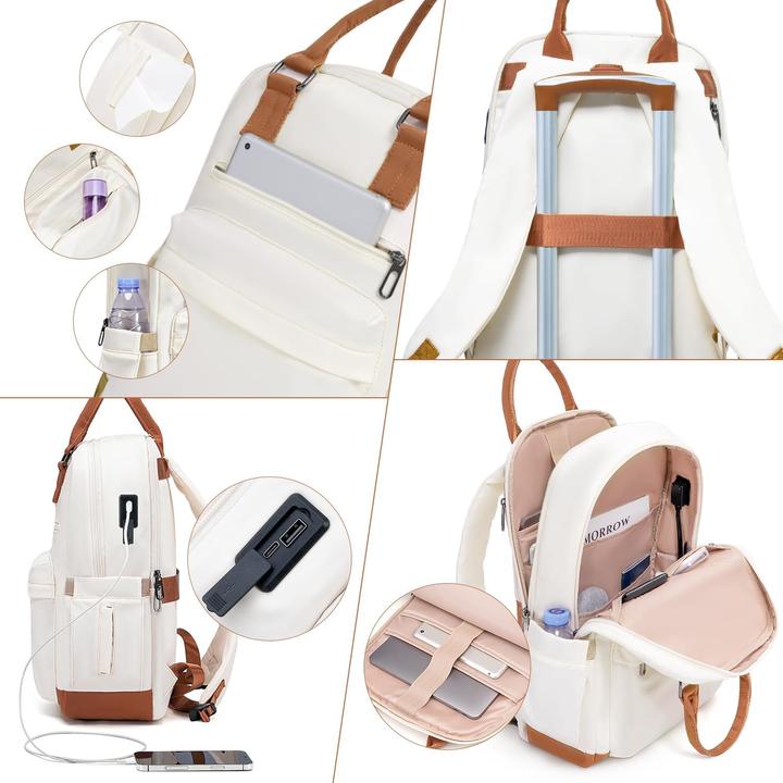Immagine prodotto Coolife Reise Set - Koffer, Rucksack, Kulturbeutel (60 l, M (50 - 90l))