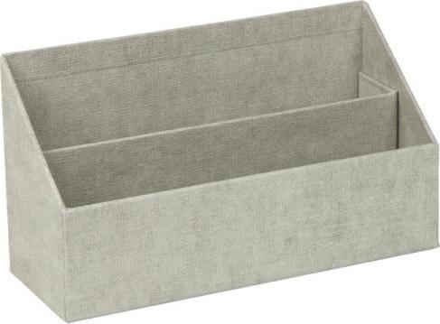 Cestino porta lettere in lino George Linen Nature