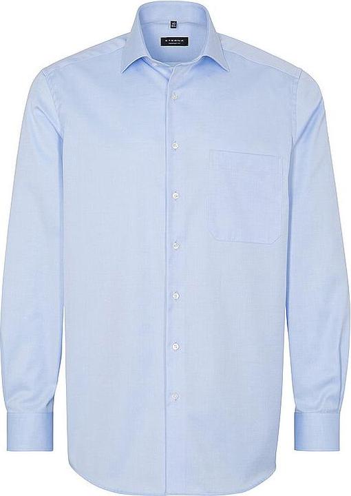 Produktbild Eterna Herrenhemd COMFORT FIT Langarm Standard BLAU Gr.45 (45)