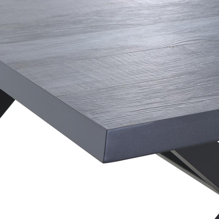 Produktbild Siena Garden Sincro Ausziehtisch 200x100cm matt anthrazit / wood-grey (200 cm)