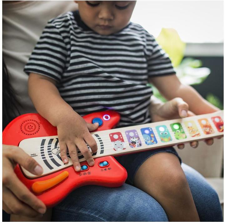 Immagine prodotto Hape Chitarra Deluxe Magic Touch (collegata) FSC (Italiano, Inglese, Tedesco, Francese)