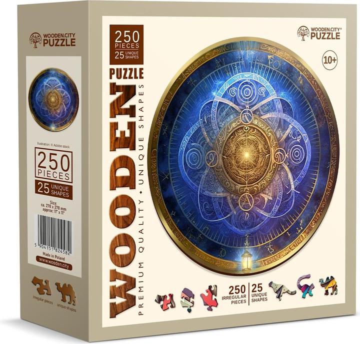 WoodenCity Puzzle in legno L Zodiaco blu (250 pezzi)