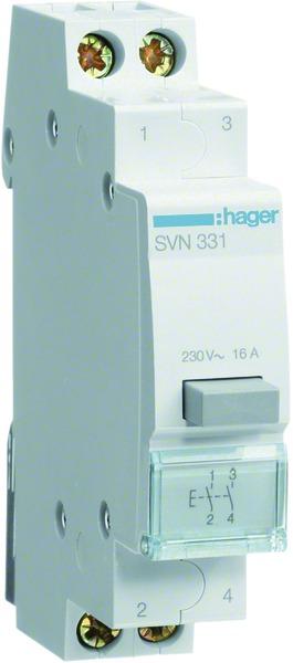 Hager SVN331 - 16 A - type S - 1 module(s) - IP20 - -20 - 50 °C - -40 - 80 °C
