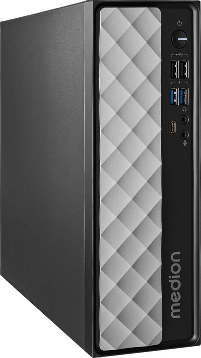 Produktbild Medion AKOYA T80 Intel® Core™ i5 i5-12450H DDR4-SDRAM SSD Windows 11 Home Mini PC Black (Intel Core i5-12450H, 16 GB, 512 GB)