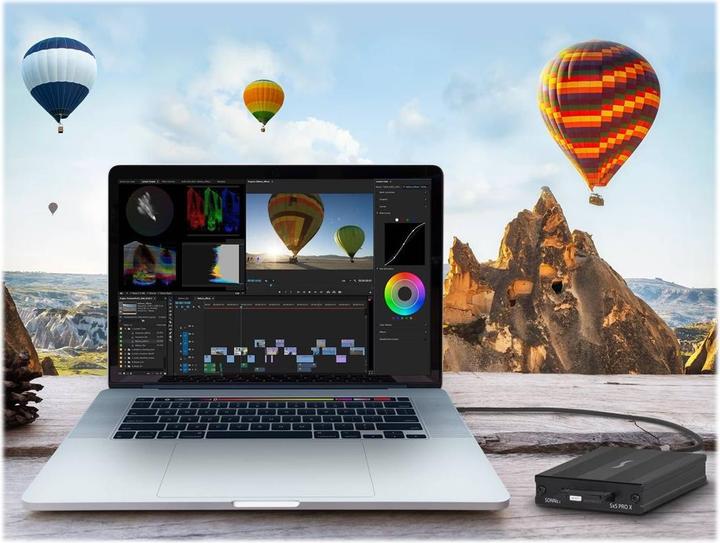 Image du produit Sonnet SxS Pro X - Lecteur de cartes (SxS Memory Card, SxS Pro, SxS Pro+, SxS-1, SxS Pro X) (Thunderbolt 3)