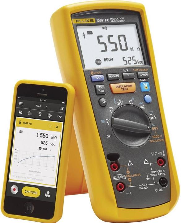 Image du produit Fluke 1587/I400 FC Calibré selon la norme d'usine (CAT IV 600V)