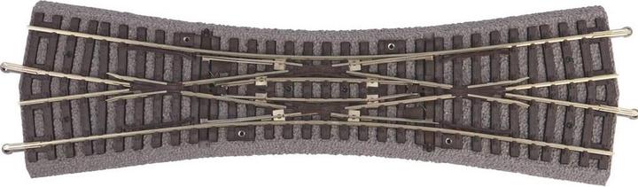 Actual product image Piko Double crossing turnout DKW with bedding (Track H0)