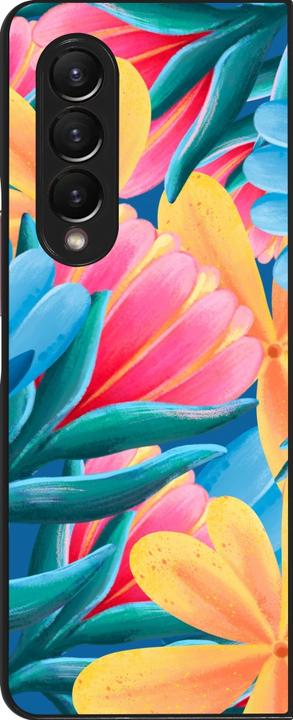 Actual product image PhoneLook Coque Spring 23 colourful flowers (Samsung Galaxy Z Fold3)