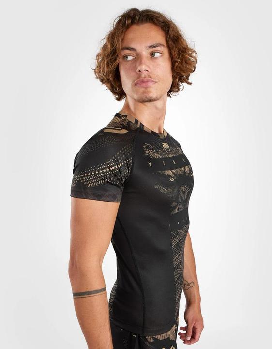 Actual product image Venum Gorilla Jungle Rashguard Short Sleeves - Black/Sand (S)