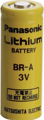 Actual product image Panasonic Lithium battery BR-A, 3 V-, 1800 mAh (1800 mAh)