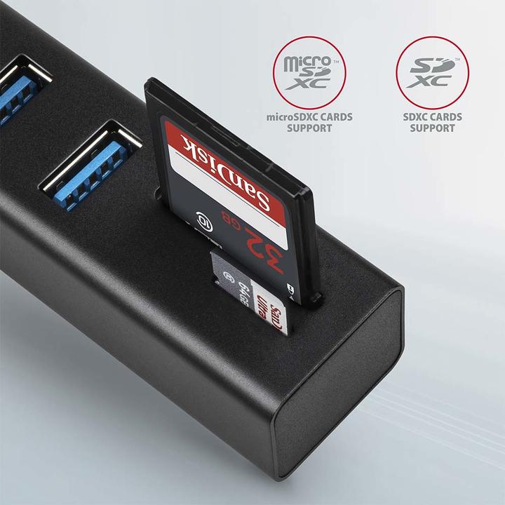 Produktbild Axagon Hma-Cr3a (USB-C, 3 Ports)