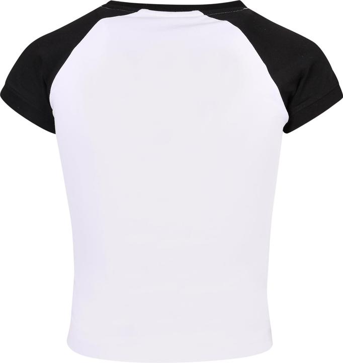 Image du produit Urban Classics Tee-shirt de base-ball rétro pour femmes Organic Stretch Short (XS)