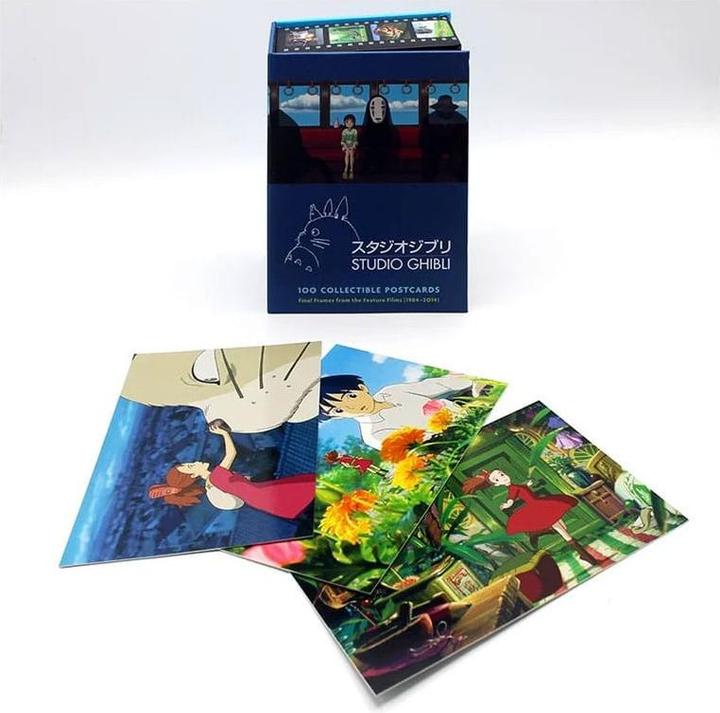Actual product image Coffret 100 cartes postales de collection (English, Studio Ghibli, 2019)