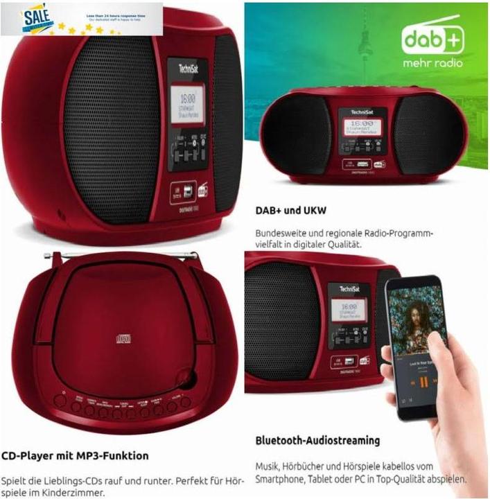 Immagine prodotto TechniSat DigitRadio 1990 (DAB, VHF, Bluetooth)