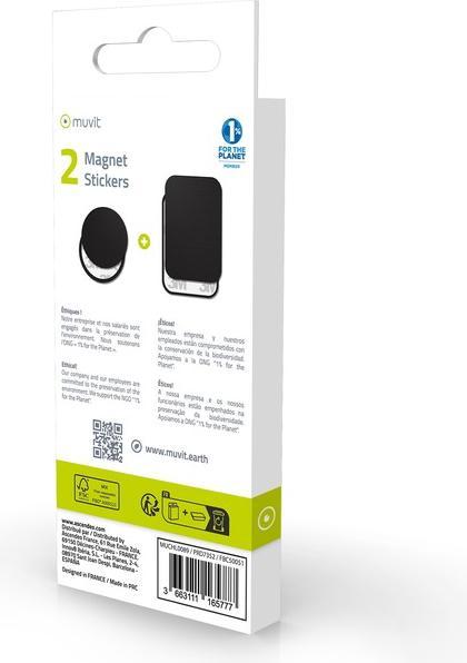 Actual product image Muvit 2 Aimants Magnetiques Pour Support Voiture