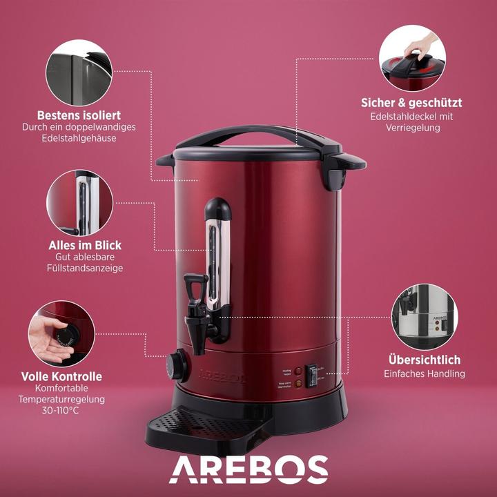 Image du produit Arebos Chaudière à vin chaud