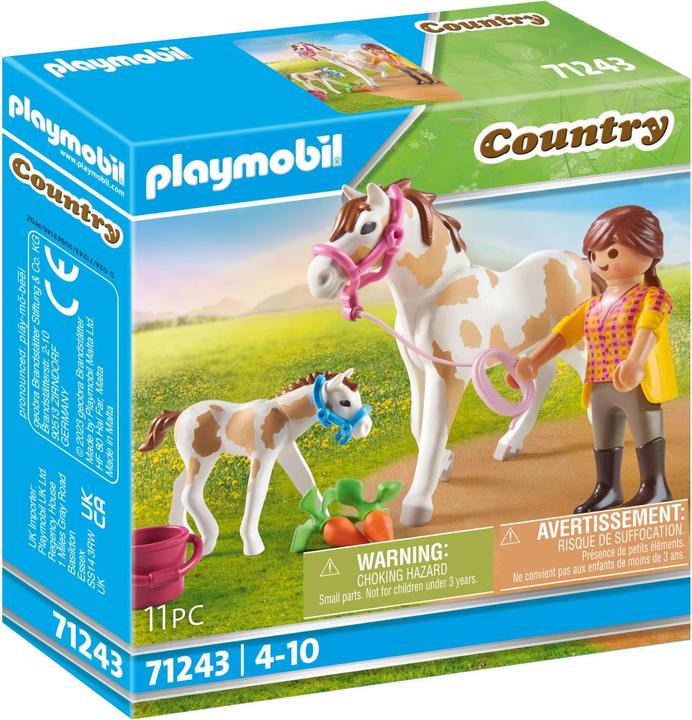 Produktbild Playmobil Pferd mit Fohlen (71243, Playmobil Country)