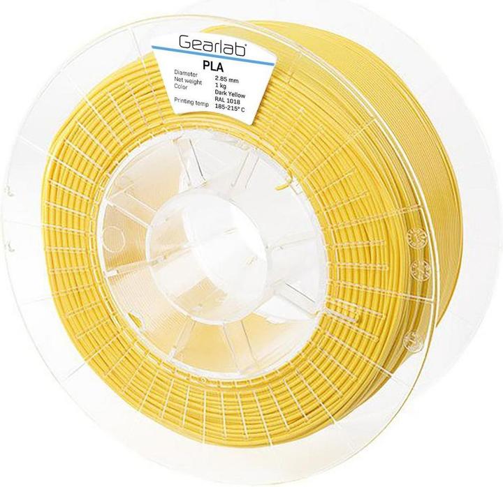 Gearlab PLA 2,85mm 1KG Dark Yellow (PLA, 2.85 mm, 1000 g, Gelb)