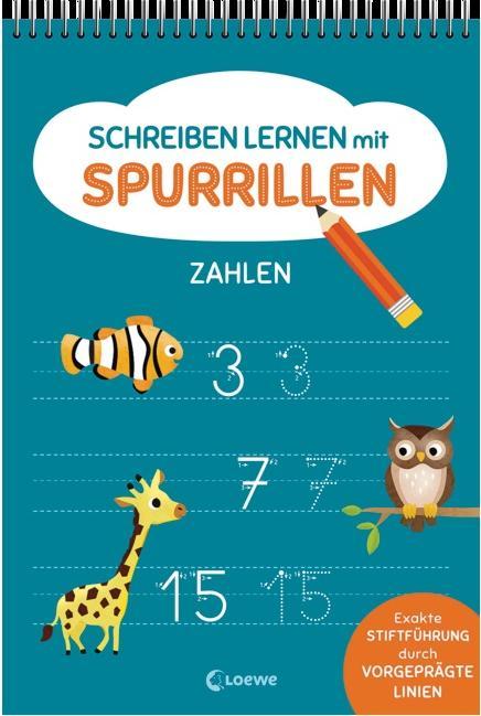 Schreiben lernen mit Spurrillen - Zahlen (Deutsch, Carmen Eisendle, Loewe Lernen und Rätseln, 2023)