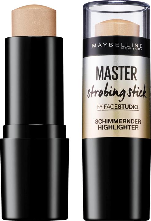 Actual product image Maybelline New York Facestudio Strobing Stick (200 Medium Nude Glow, Highlighter, 9 g)