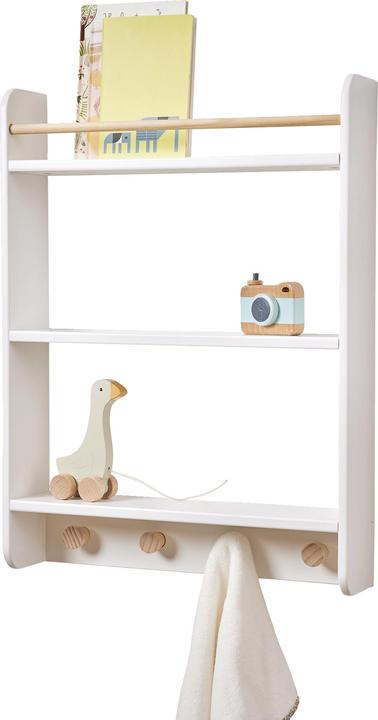 Produktbild Vertbaudet Kinderzimmer Bücherregal mit Garderobe KONFETTI