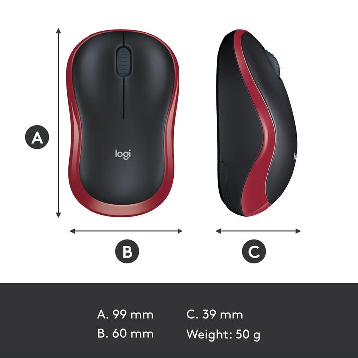 Actual product image Logitech M185 (Wireless)