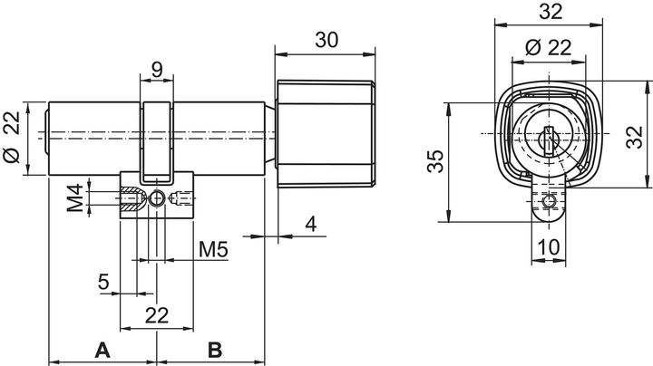 Produktbild Kaba Drehknopfzylinder (Drehknopfzylinder)