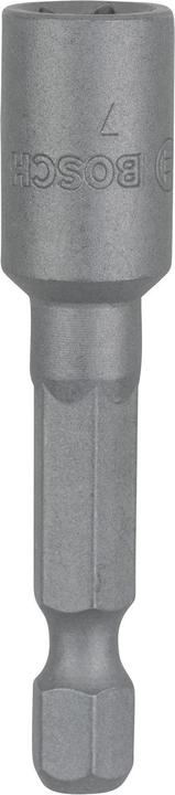 Bosch Professional Zubehör Steckschlüssel, 50 x 7 mm, M 4, mit Magnet (7 mm)