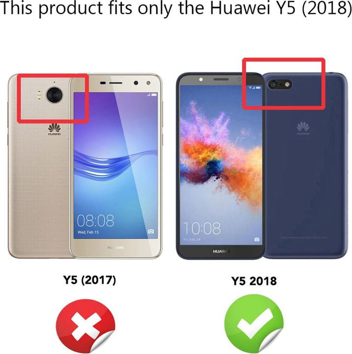 Actual product image Nalia Glitter cover (Huawei Y5 (2018))