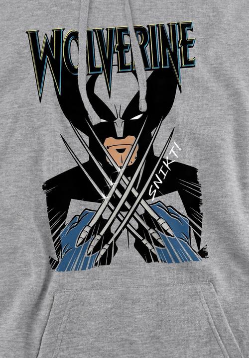 Actual product image Mens X-Men Wolverine Action Shot Hoodie (XXL)