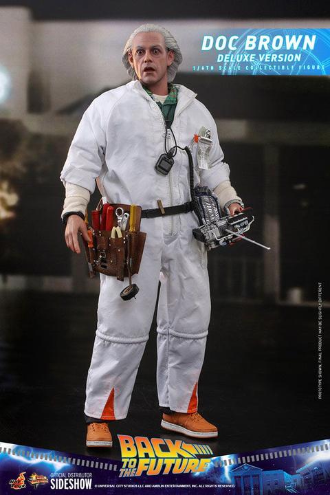 Image du produit Hot Toys Retour vers le futur "Doc Brown - Version Deluxe" Figurine 1/6
