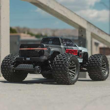 Image du produit Arrma M.TRUCK GRANITE BLX 1:10 4WD EP RTR 223S BLX Brushless - Gun Metal w/DSC (Presque prêt à être conduite)