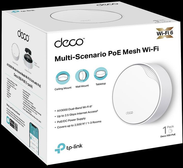 Immagine prodotto TP-Link Deco X50-PoE (confezione da 1)
