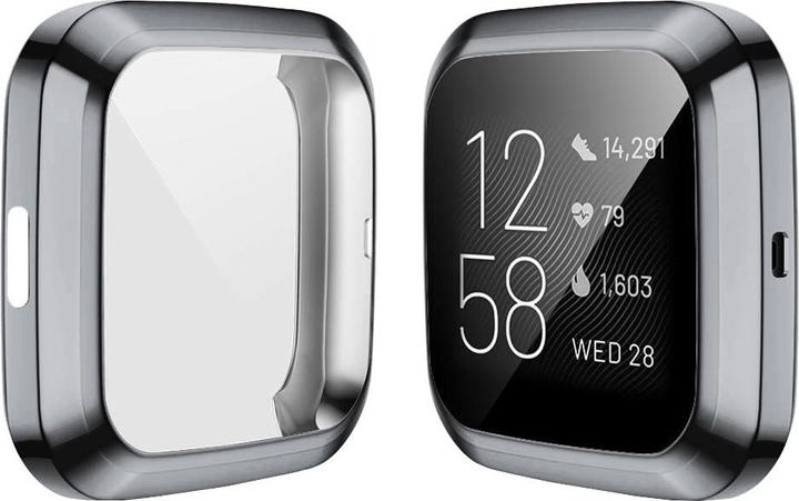 Actual product image Cover-Discount Fitbit Versa 2 - Rubber Protection Case grey