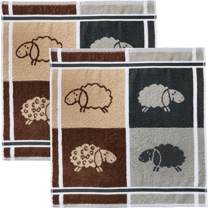 Actual product image Kracht Terry tea towel 2-pack (50 x 50 cm)