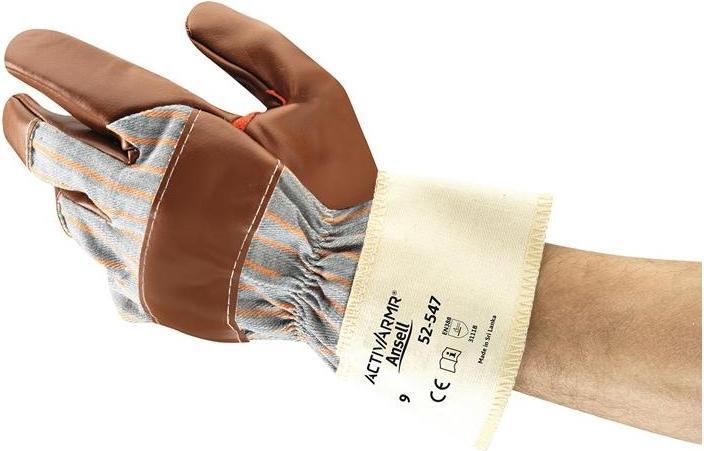Actual product image Ansell Gloves ActivArmr® 52-547 size 10 brown EN 388 PPE category II (10)