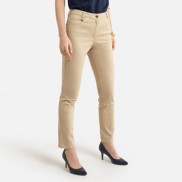 Image du produit Anne Weyburn Pantalon droit cinq poches en coton stretch (50)