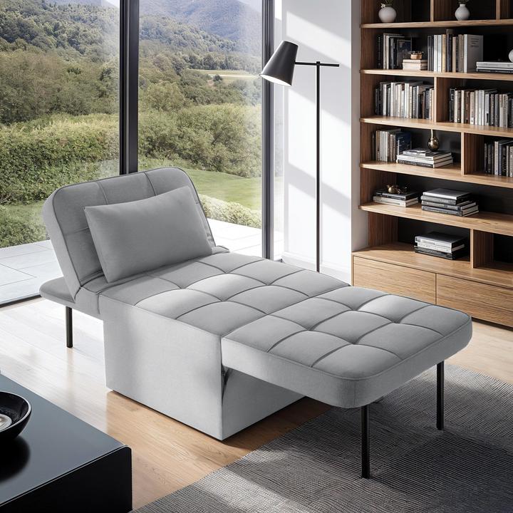 Image du produit tectake Fauteuil de repos 4-en-1 réglable en hauteur en 6 positions