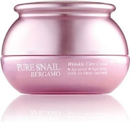 Immagine prodotto Bergamo Crema per la cura delle rughe di lumaca pura Crema viso antirughe a base di Ecstraktem di muco di (50 ml, Crema 24h)