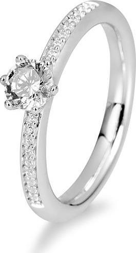 Image du produit Breuning Bague de fiançailles Pavé (49, Or 750/18 K)