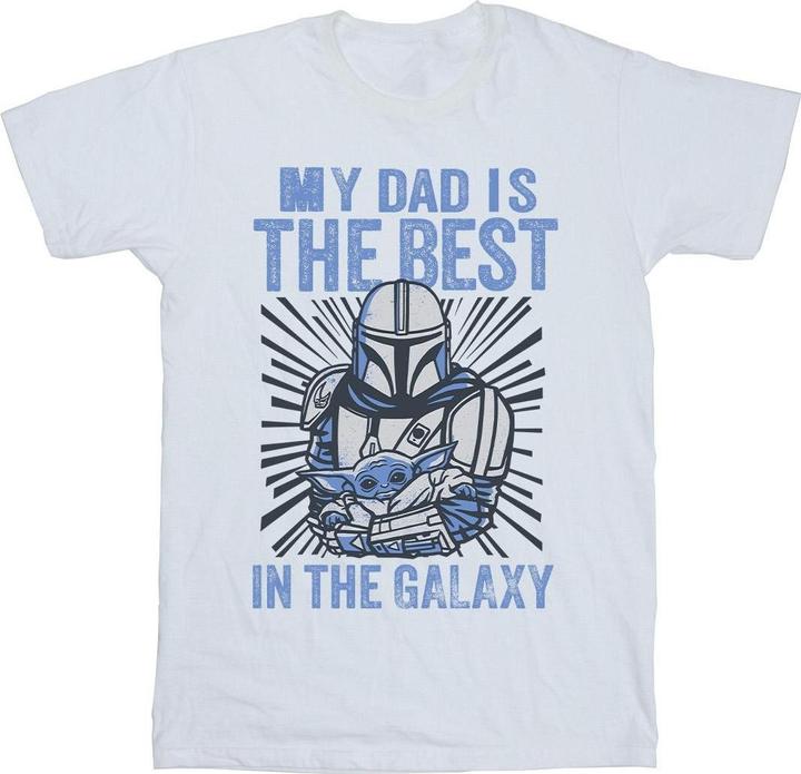 Immagine prodotto Star Wars Mandalorian Best Dad Maglietta Uomo (XXL)