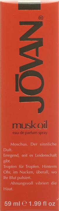 Immagine prodotto Jovan Muschio Olio Donna Donna Eau de Parfum (Eau de parfum, 59 ml)
